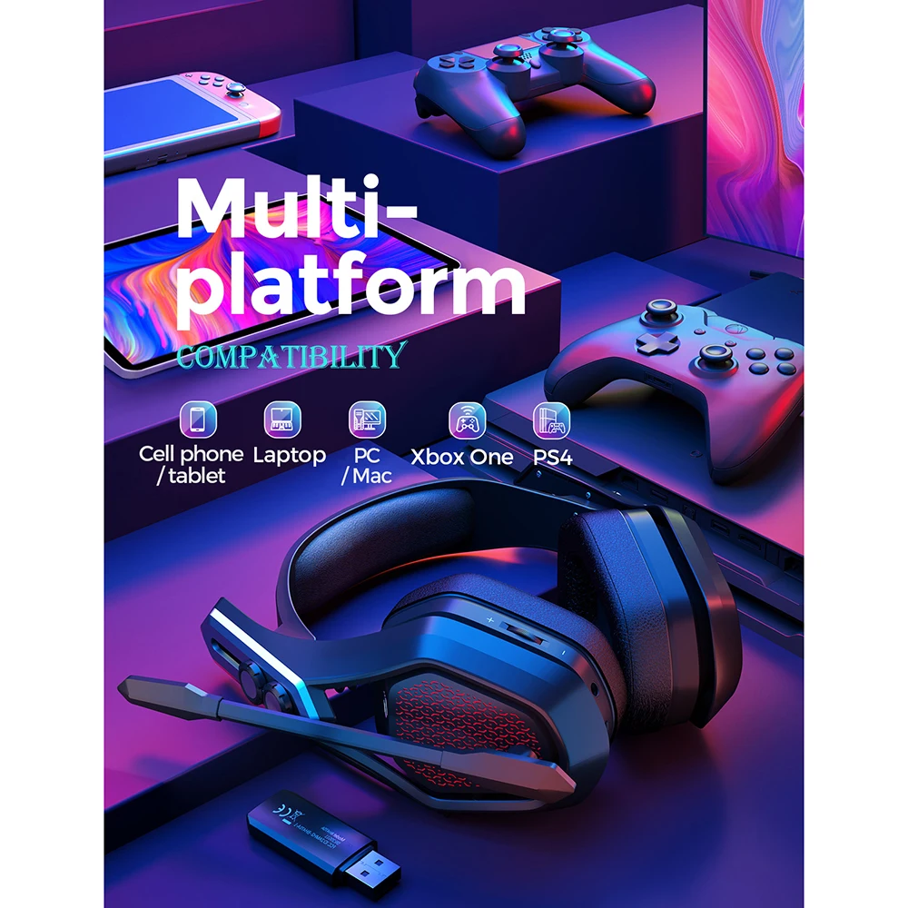 Mpow Iron Pro Wireless Gaming Headset - Image 6