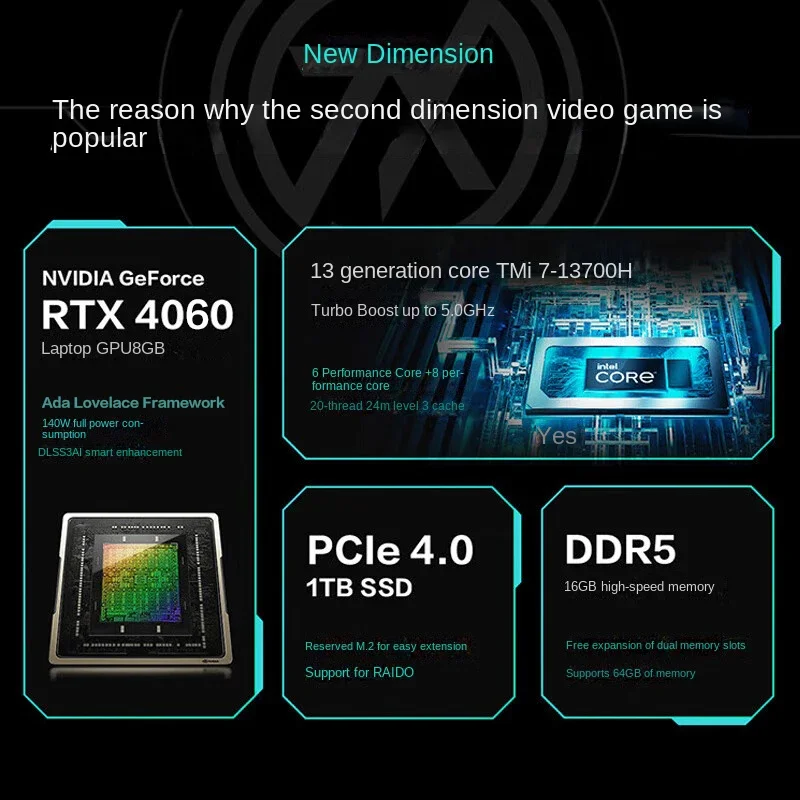 Asus TUF4 Plus Gaming Laptop Intel I7-13700H RTX4060 - Image 6