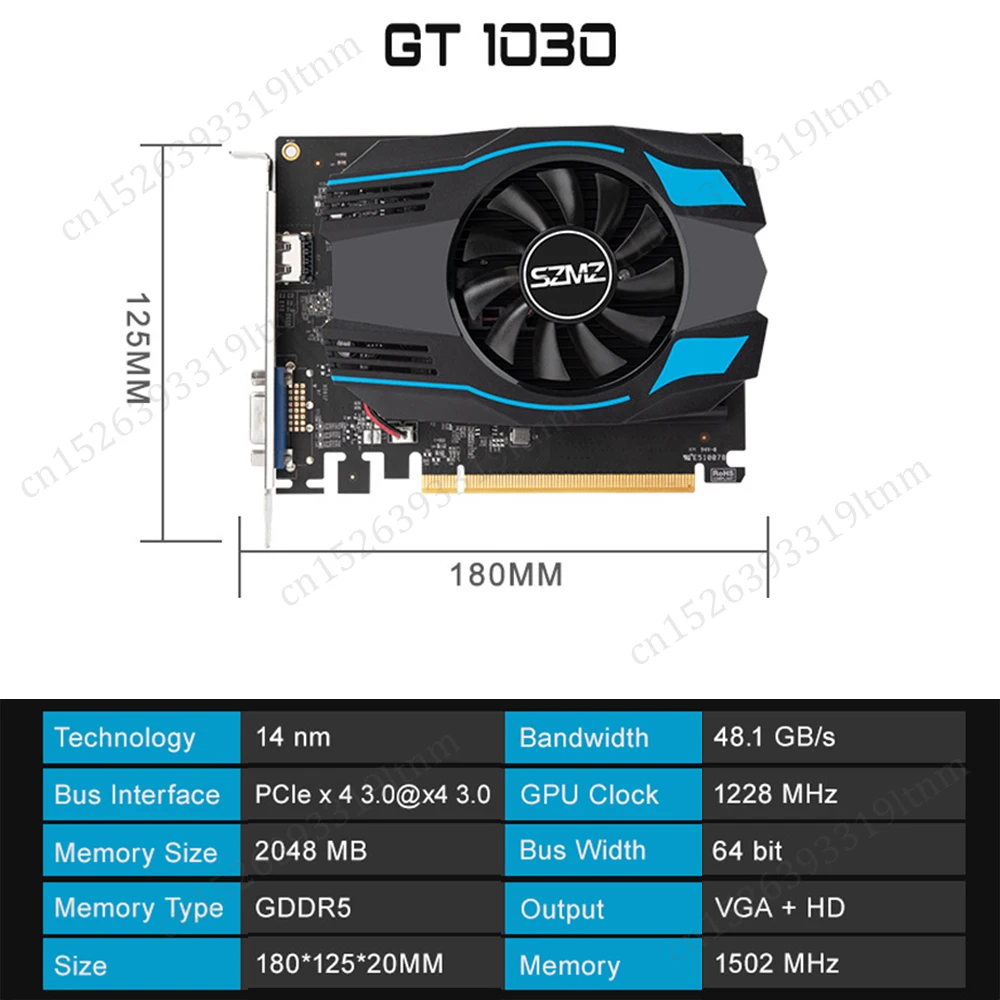 GTX 1060 RX 580 GDDR5 Gaming Graphics Card - Image 11