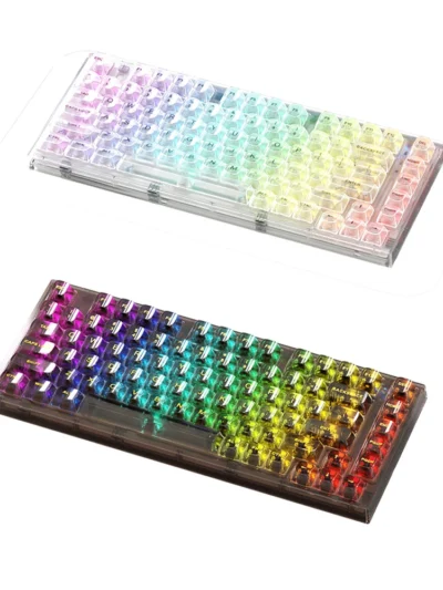 X75 Crystal Transparent Gamer Keyboard