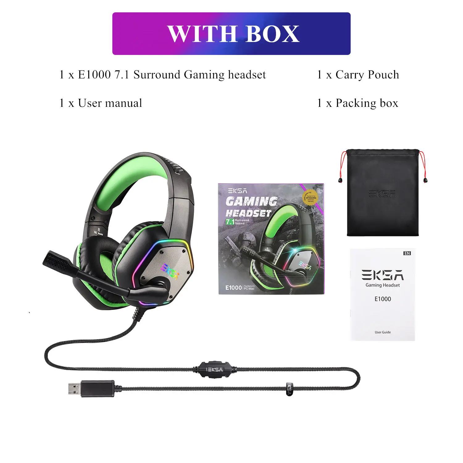 7.1 Surround RGB Gaming Headset - Image 10
